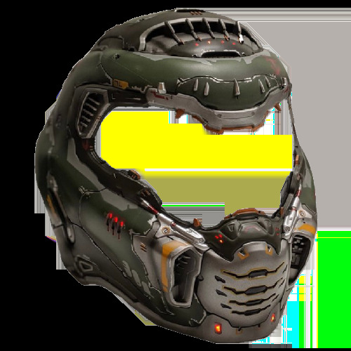 doomguys helm for meme Blank Meme Template
