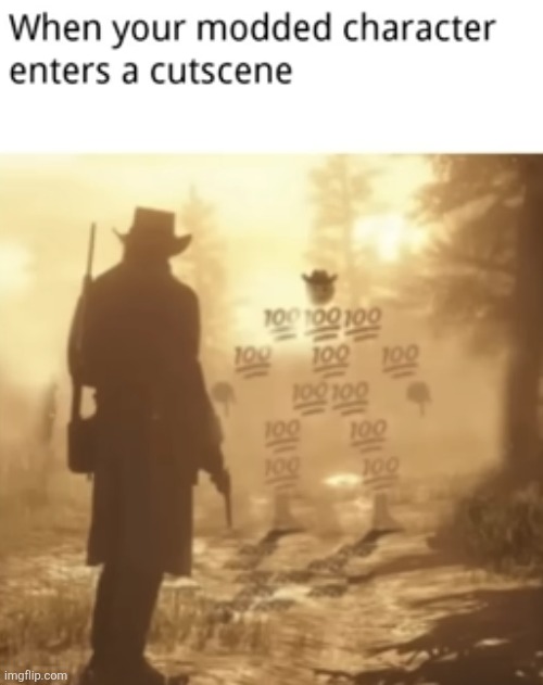 image tagged in gaming,video games,mods,cutscene,funny,characters | made w/ Imgflip meme maker
