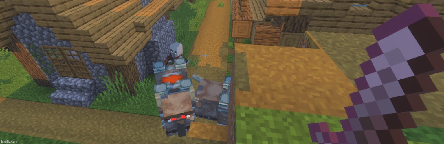 A ravager with red eyes | image tagged in ravagers and pillager | made w/ Imgflip meme maker
