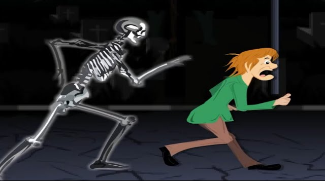 Scooby doo creepy run lol Blank Meme Template