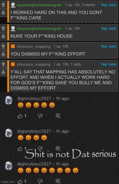image tagged in shit is not dat serious | made w/ Imgflip meme maker