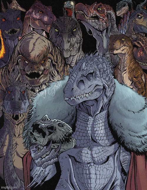 JP/W Creature Antagonists Empire (Original Artist: Final_GojirArt) | made w/ Imgflip meme maker