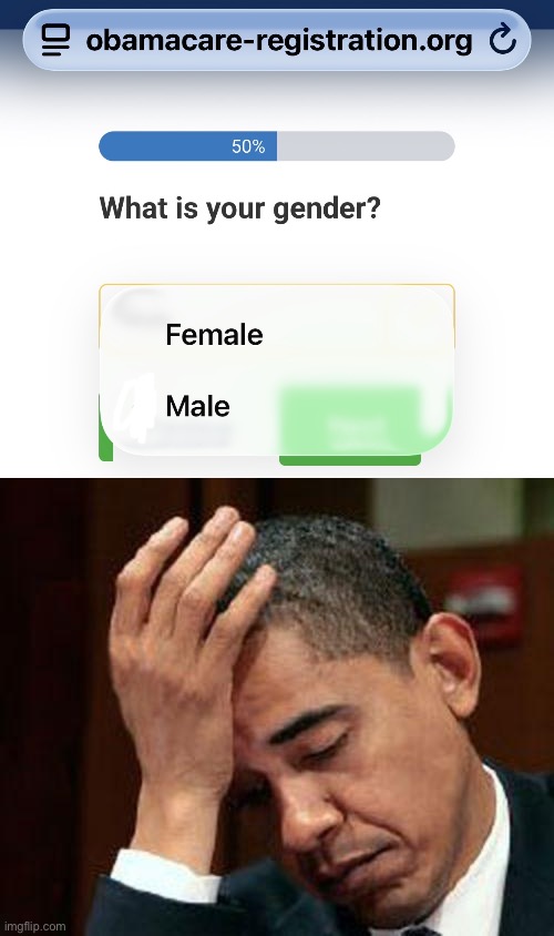 US Government and Obama says there’s 2 | image tagged in politics lol,memes,obamacare | made w/ Imgflip meme maker
