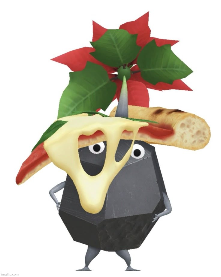 Pizza rock pikmin | image tagged in pizza rock pikmin | made w/ Imgflip meme maker