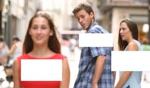 distracted boyfriend meme template blank Blank Meme Template