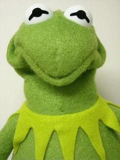 Kermit face Blank Meme Template
