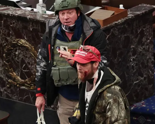 capitol riot attack militia zip ties Blank Meme Template