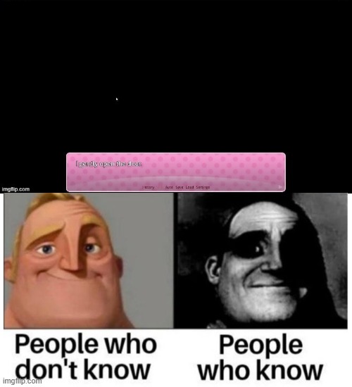 People who don't know / People who know | image tagged in people who don't know vs people who know,ddlc | made w/ Imgflip meme maker