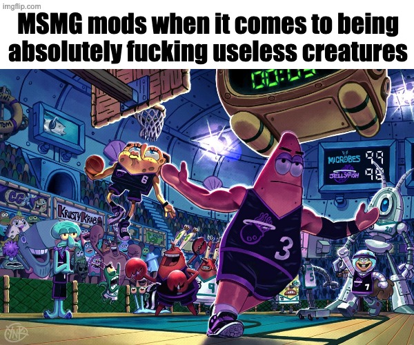 I once got banned for saying that DrizzIe hates MSMG. Meanwhile DrizzIe sends death threats, Garfieldfan spreads false | MSMG mods when it comes to being absolutely fucking useless creatures | image tagged in allegations,yet somehow both get away with it | made w/ Imgflip meme maker