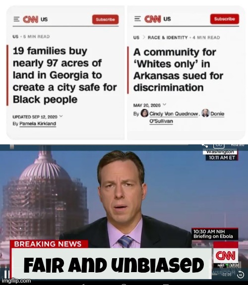 "Is it safe ?" - Max Von Sydow | Fair and unbiased | image tagged in cnn breaking news template,biased media,sometimes i wonder,segregation,that's what you want | made w/ Imgflip meme maker