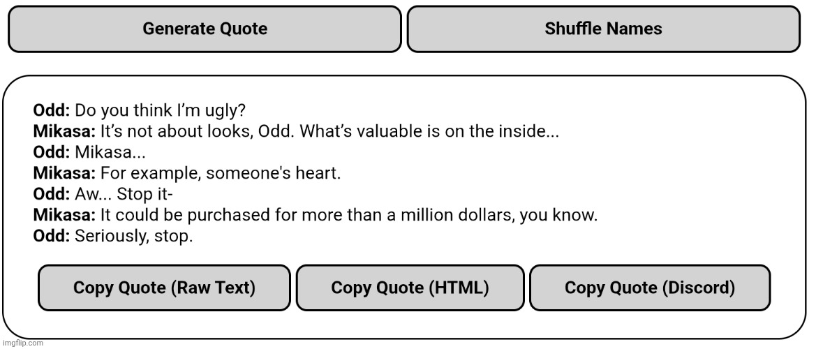 Quote the third I think | made w/ Imgflip meme maker