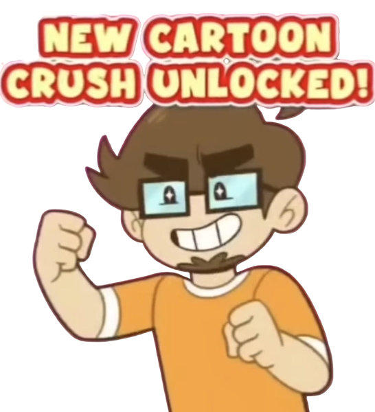 New Cartoon Crush Unlocked! Blank Meme Template