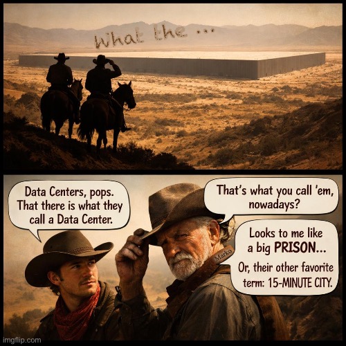 If we own nothing, where will we live?  They’re making big, new homes for 100’s of Millions of us | What the …; Marko | image tagged in memes,i dont believe them,data centers question mark,i think they are prisons,fjb voters kissmyass | made w/ Imgflip meme maker