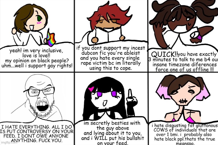 They are starting to make lore and a fandom for this image and that piases me off fuck this bitch ass image | made w/ Imgflip meme maker