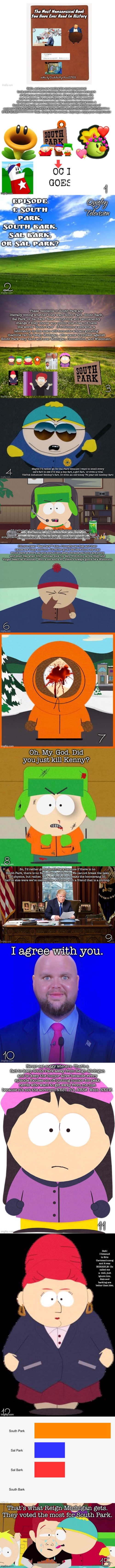 The Most Nonsensical Book You Ever Read in History (Part 1). | image tagged in south park,book | made w/ Imgflip meme maker