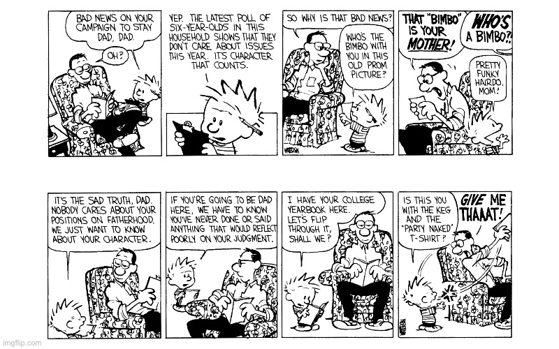 image tagged in calvin and hobbes,comics | made w/ Imgflip meme maker