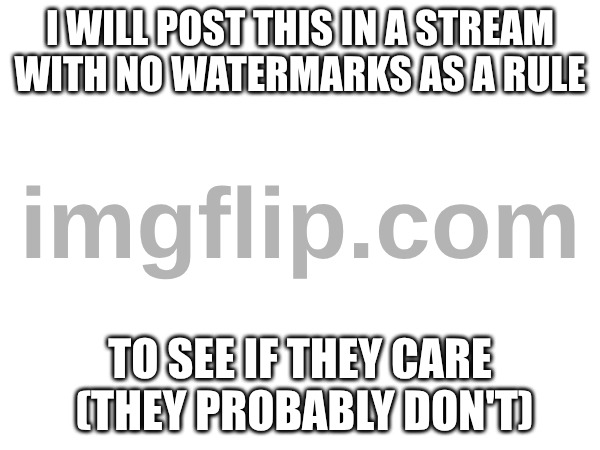 do they? | I will post this in a stream with no watermarks as a rule; to see if they care  (they probably don't) | image tagged in lol,pls approve | made w/ Imgflip meme maker