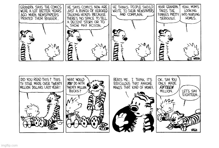 image tagged in calvin and hobbes,comics | made w/ Imgflip meme maker