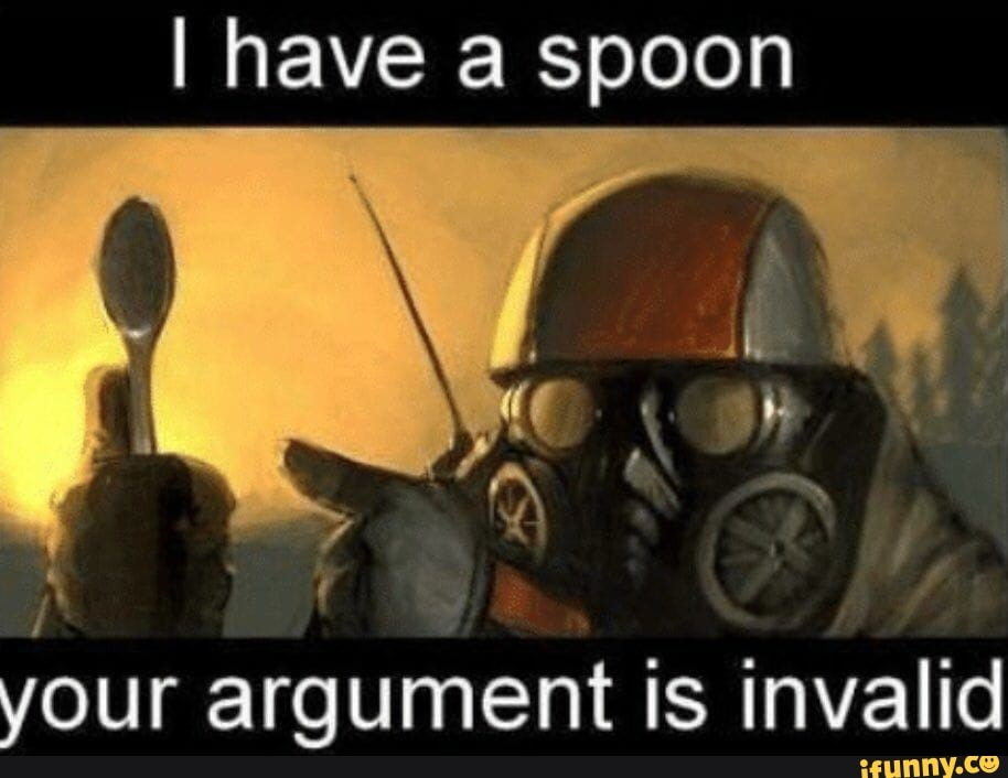 your argument is invalid Blank Meme Template