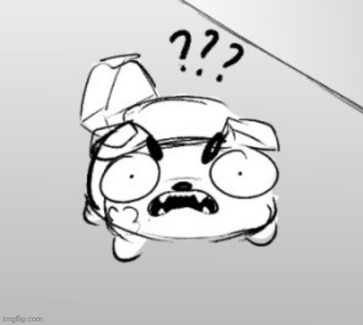 Me when Garfield: | image tagged in the confused pebble | made w/ Imgflip meme maker