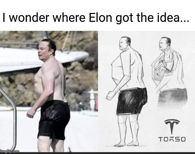 I wonder where Elon got the idea... | made w/ Imgflip meme maker