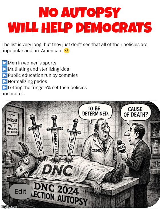 No autopsy will help democrats | No autopsy will help Democrats | image tagged in dnc,autopsy,no hope for the patient | made w/ Imgflip meme maker