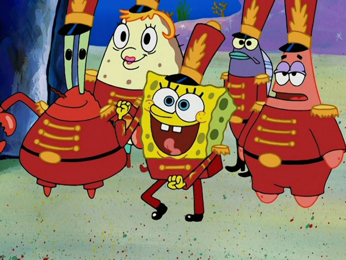 Bikini Bottom Super Band Blank Meme Template