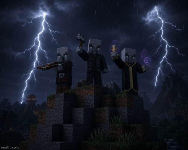 Illagers | image tagged in illagers | made w/ Imgflip meme maker