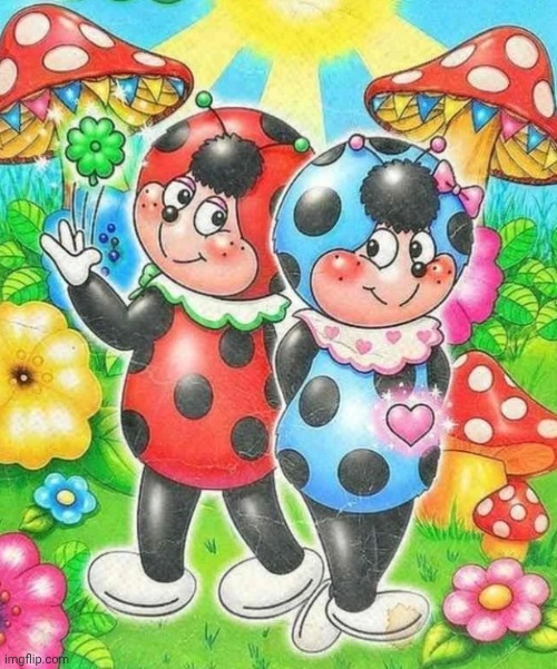 Cococinel and Babicinel 1992 (Cocomiel) ladybug heroine cartoon magic clover | image tagged in cococinel | made w/ Imgflip meme maker