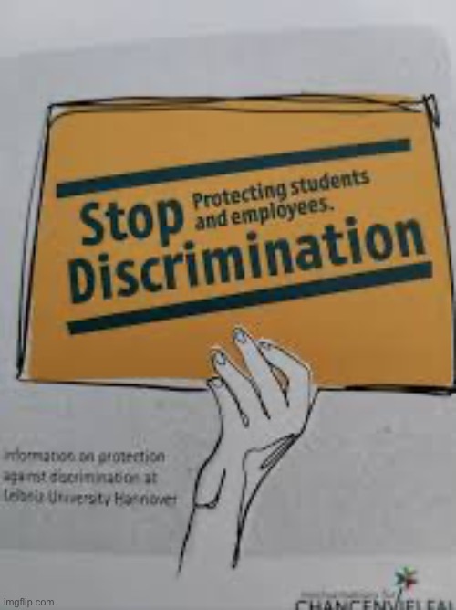 Stop Protecting students and employees. Discrimination | image tagged in wonderful | made w/ Imgflip meme maker