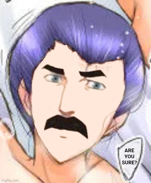 Are you sure? | image tagged in memes,milf,mustache | made w/ Imgflip meme maker