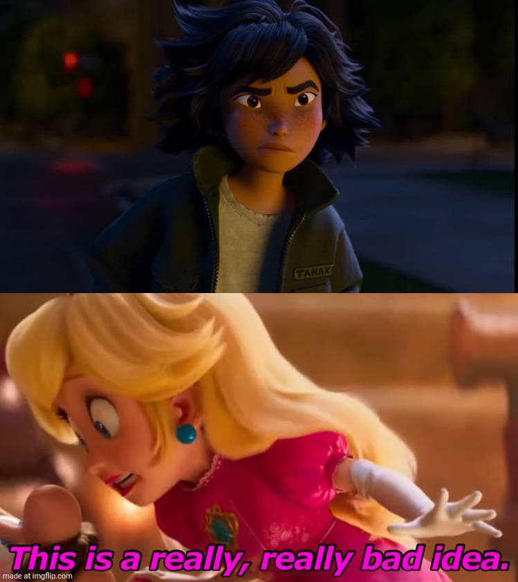 Peach Knew Beaverton University Is A Bad Idea? | image tagged in peach knew what is a bad idea,deviantart,mario movie,hoppers,memes,pixar | made w/ Imgflip meme maker