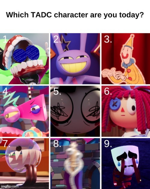Welcome to The amazing digital circus! My name is Caine and I'll be your ringmaster today! | image tagged in which tadc are you,the amazing digital circus | made w/ Imgflip meme maker