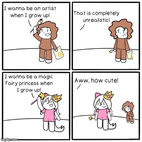 When I Grow Up | image tagged in comics | made w/ Imgflip meme maker
