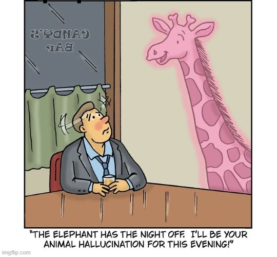 Pink Giraffe | image tagged in comics | made w/ Imgflip meme maker
