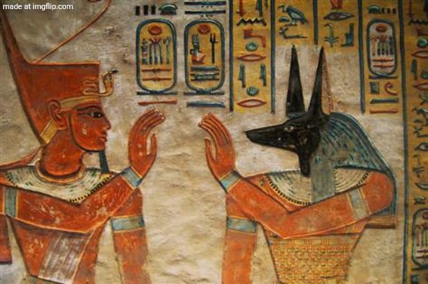 image tagged in egyptian high-five | made w/ Imgflip meme maker