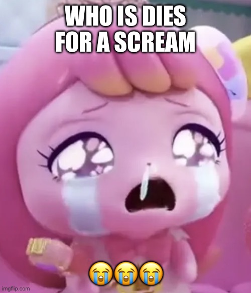 Funny Scream ??? | WHO IS DIES FOR A SCREAM; 😭😭😭 | image tagged in sad girl | made w/ Imgflip meme maker