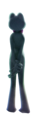 Ribbit on Snow Mountain Blank Meme Template