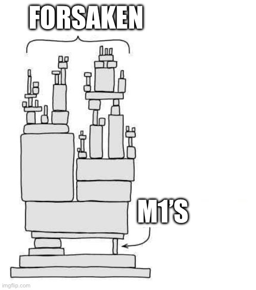 I. HATE. TWO TIMES. | Forsaken; M1’s | image tagged in infrastructure | made w/ Imgflip meme maker