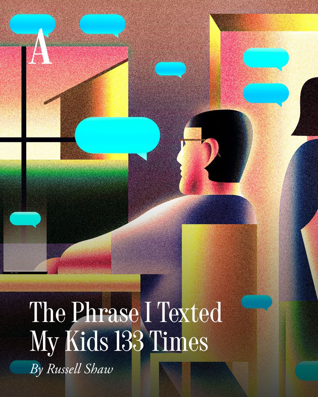 The Phrase I Texted My Kids 133 Times Blank Meme Template