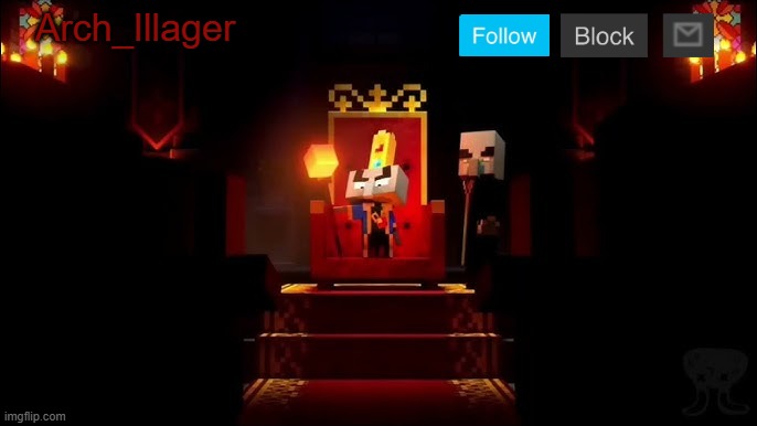 My new announcement template. Rate it 1-10 | Arch_Illager | image tagged in arch illager | made w/ Imgflip meme maker
