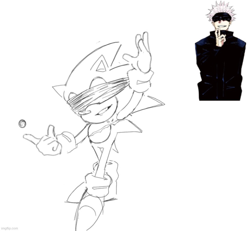 gojo as a 2011x victim | made w/ Imgflip meme maker