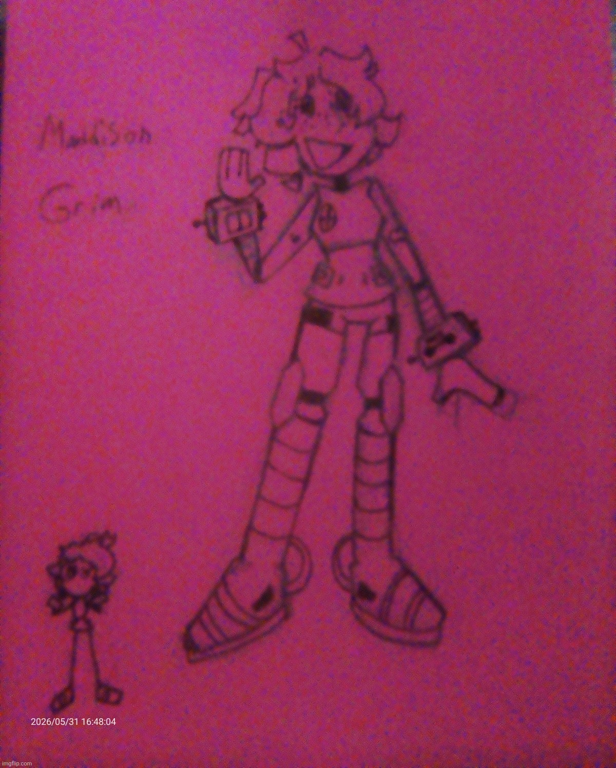 Made this oc a year ago, haven't showed y'all yet cuz she was going to be for a mystery project that I will not elaborate on | made w/ Imgflip meme maker