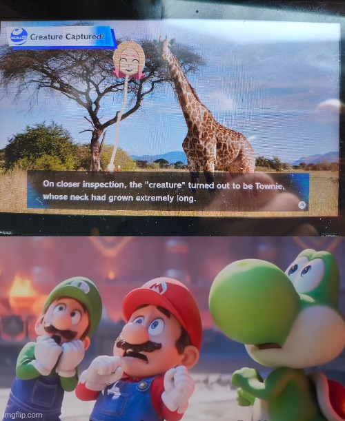 I thought Pokémon Legends ZA is for kids because of non-creepy looks! (Townie is btw. Taunie's JP name) | image tagged in tomodachi life,pokemon | made w/ Imgflip meme maker