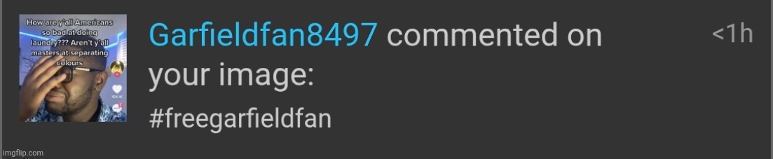 Homeboy rlly commented on a year old image of mine saying ts | made w/ Imgflip meme maker