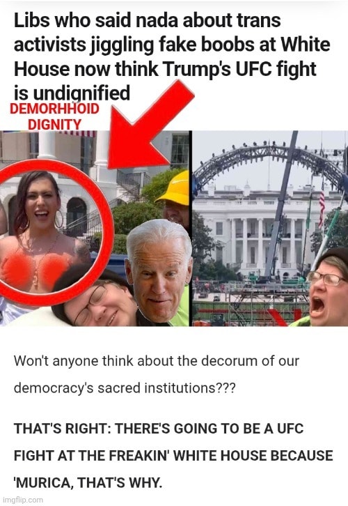 White House Trannies Blank Meme Template