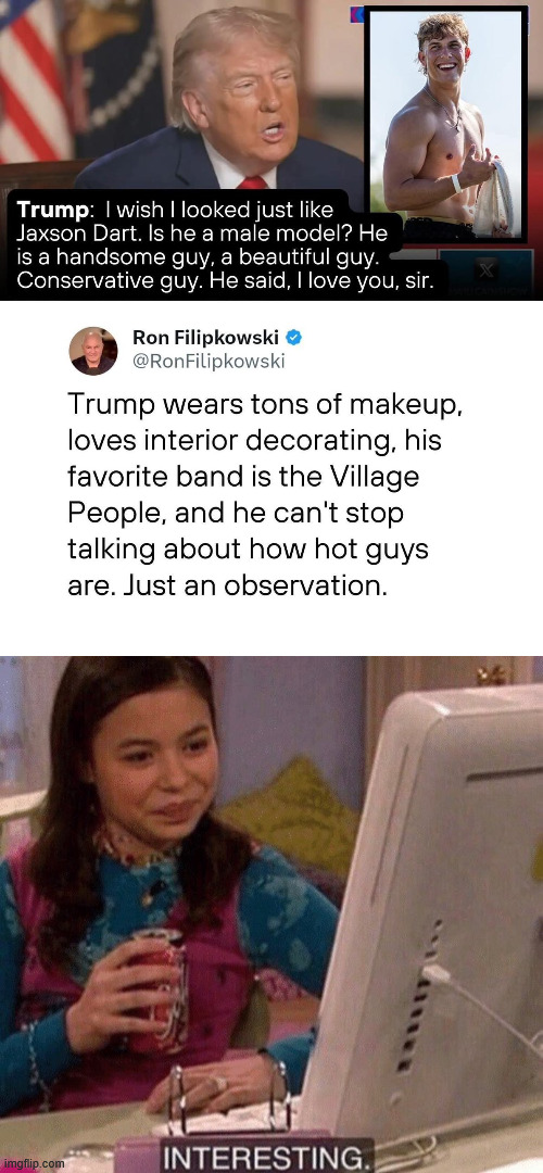 image tagged in icarly interesting | made w/ Imgflip meme maker