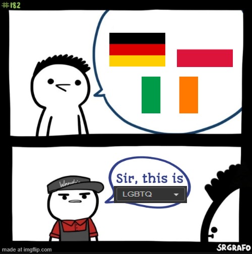 the red stripe is the poland flag, the white stripe isn't visible because the background's white | made w/ Imgflip meme maker