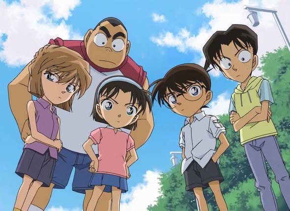 conan and friends Blank Meme Template