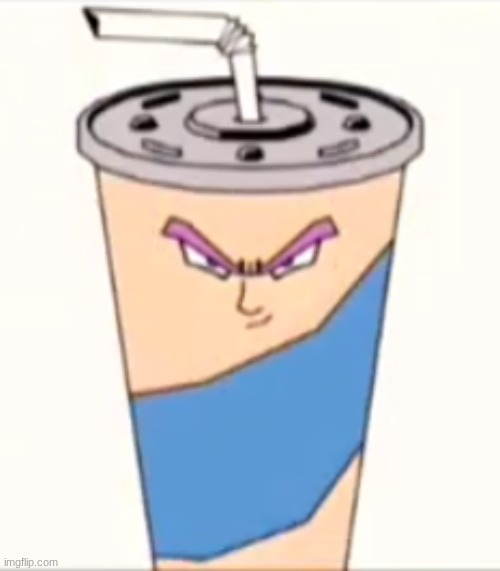 the drink | image tagged in trunks cup | made w/ Imgflip meme maker
